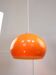 Suspension géante orange Space Age de Guzzini, années 70