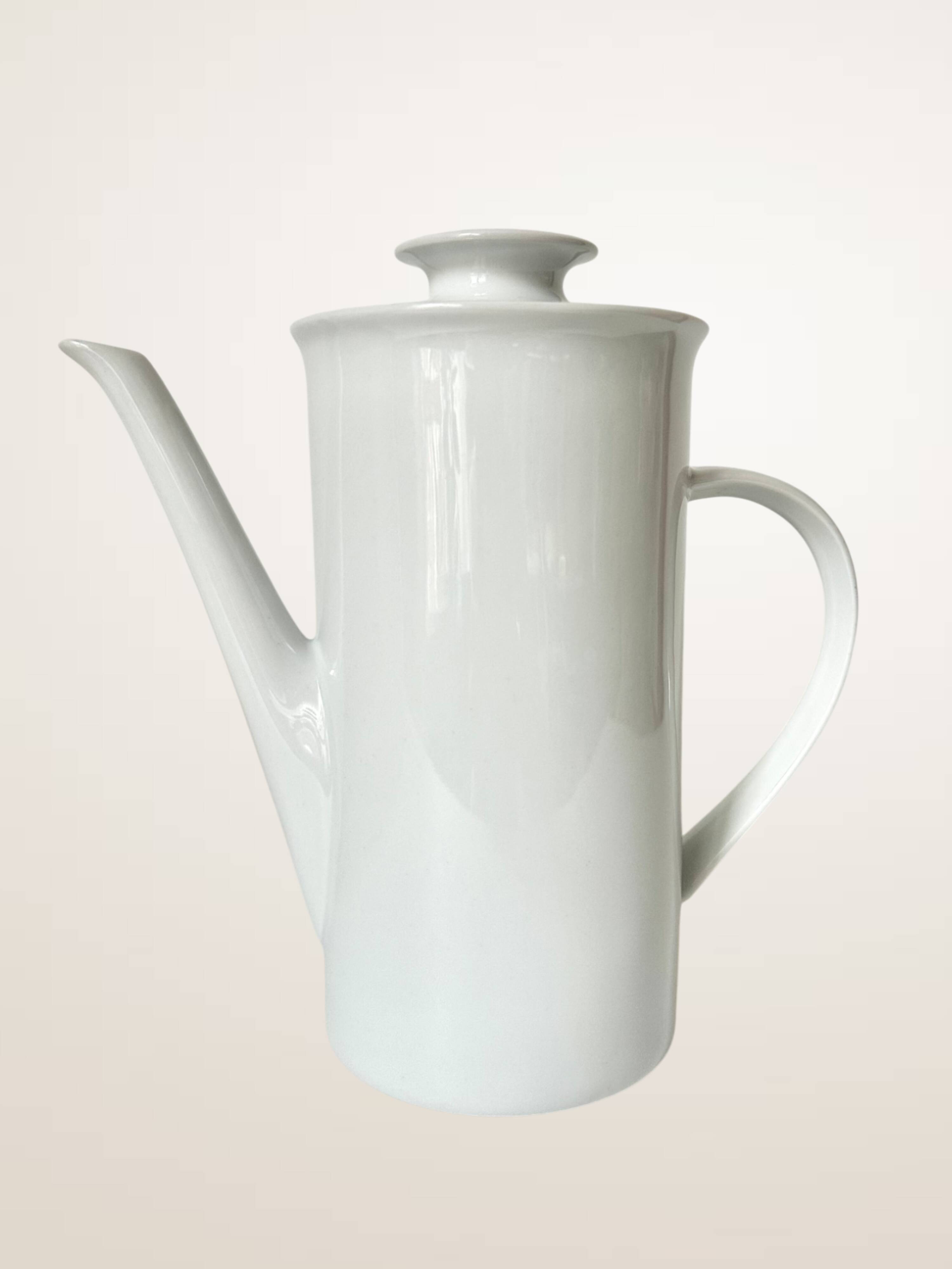 White porcelain coffee pot Rosenthal