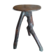 Brutalist stool tripote.vintage