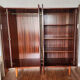 Rosewood wardrobe, mirrors & gilded brass — Art Deco style