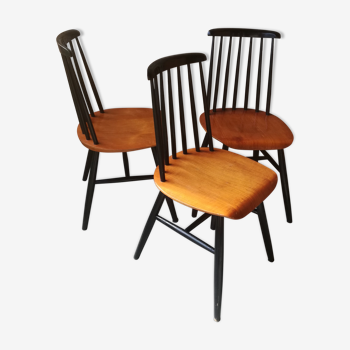 Lot de 3 chaises par Ilmari Tapiovaara