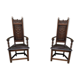 Paire de fauteuils anciens