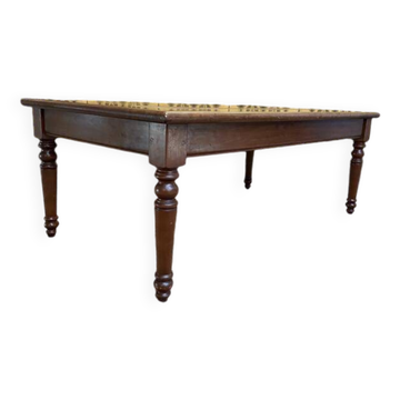 Louis Philippe style cherry wood coffee table