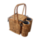 Vintage rattan picnic basket