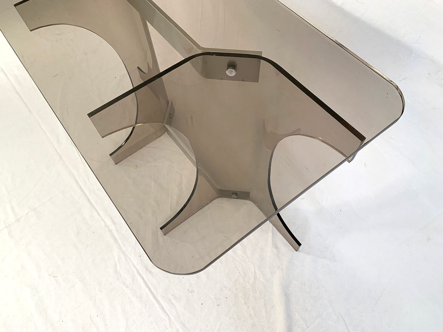 Alu console and smoked plexiglass