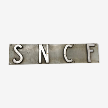 Plaque de locomotive sncf