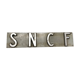 Plaque de locomotive sncf