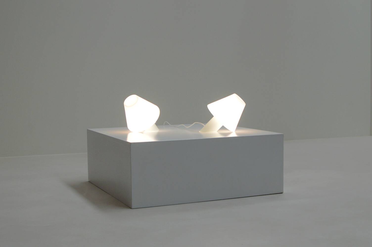 Set of 2 “Bye Bye” table lamps by Menno Dieperink, 1990s The Netherlands.