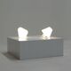 Set of 2 “Bye Bye” table lamps by Menno Dieperink, 1990s The Netherlands.