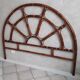Bamboo and rattan bedhead