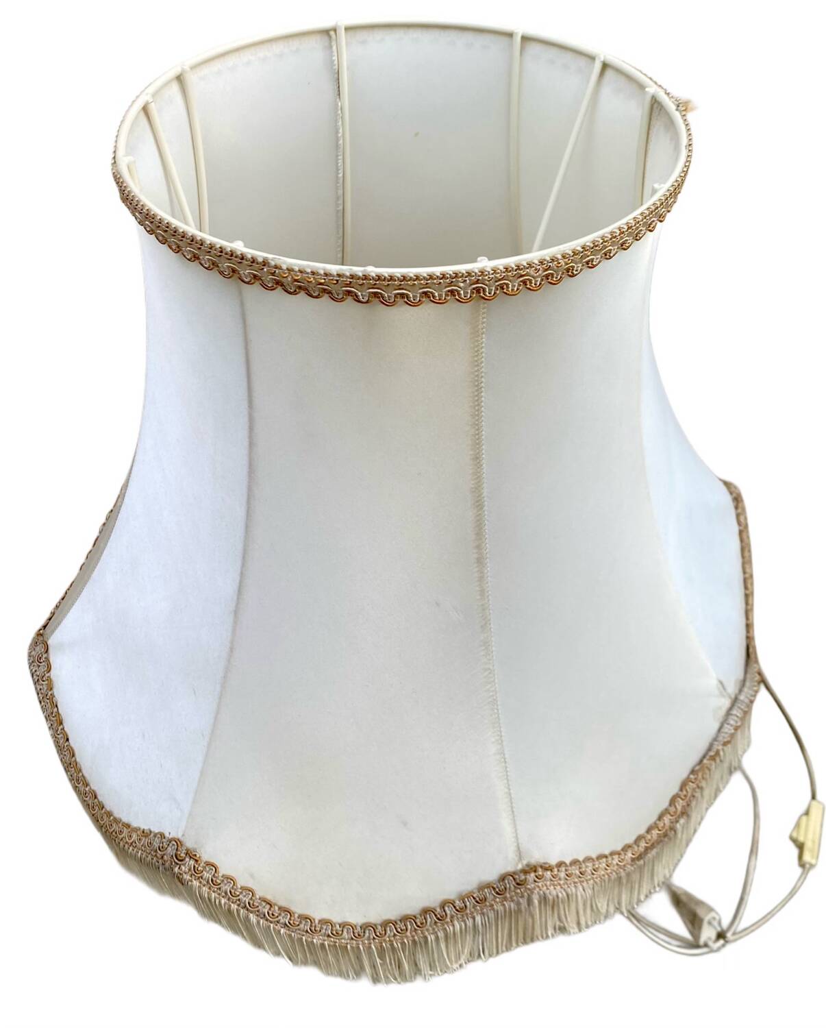 Antique alabaster floor lamp