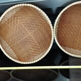 3 paniers en osier