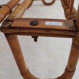 Rattan bed & vintage bamboo