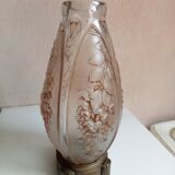 Vase lamp signed Daillet, periode art deco 1900-29, height 26 cm