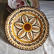 Assiette décorative vintage HB Quimper
