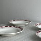 4 St Amand Ondine soup plates