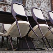 Dining Room Table and Mahogany Chairs by Fratelli Rigamonti, 1950s, Set of 7