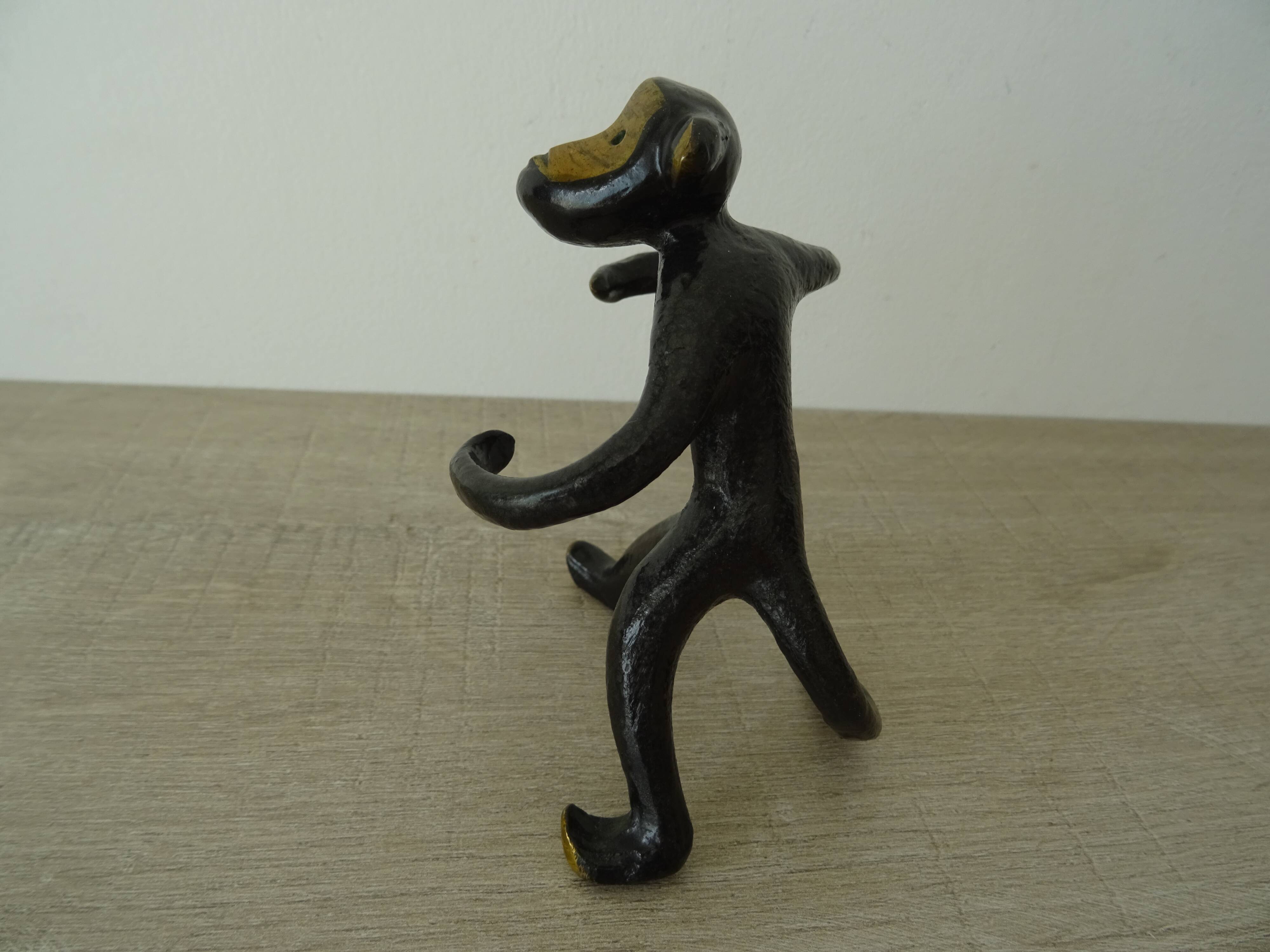 Bronze monkey Walter Bosse design an 50 60