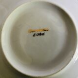 Beurrier ancien et ses assiettes en porcelaine de Limoges