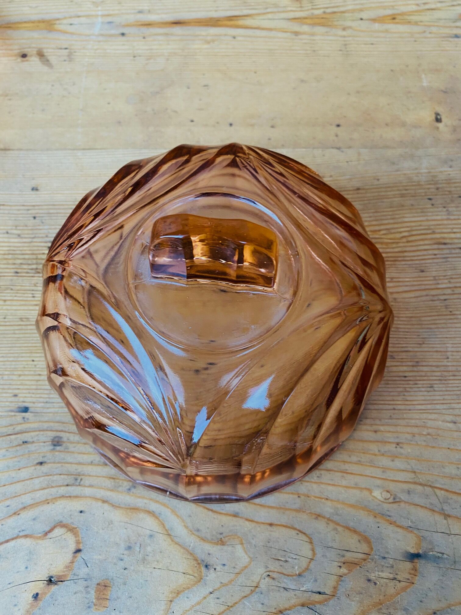 Rosaline art deco glass bell jar and its tray