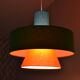 Gravity pendant lamp - sleek design in coloured fabric