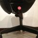 Vintage black leather office chair by Richard Sapper for Knoll 1979