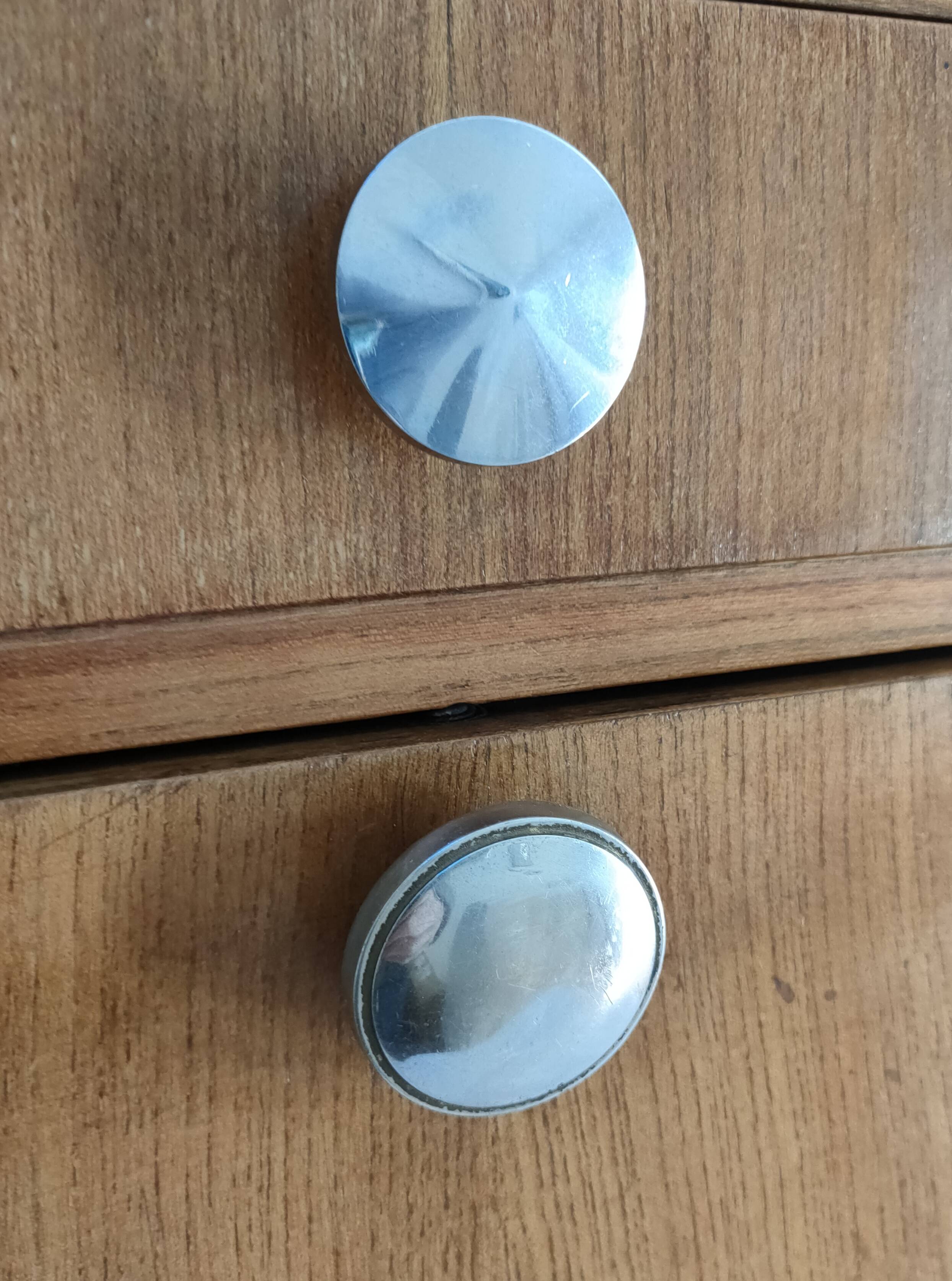 60s designer wooden bedside table