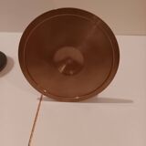 Pair of black brass candlesticks