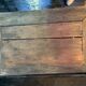 Ancienne table de jardin en fer forgé et bois