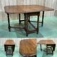 English folding table called -Gateleg- oak from the 1930s
