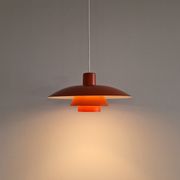 Red PH 4/3 Pendant Lamp by Poul Henningsen for Louis Poulsen, Denmark, 1960s
