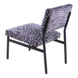 1950s-60s leopard armchair, fully restored