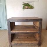 Central island old printer's marble