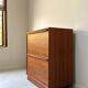 Cabinet danois vintage en teck, 2 portes