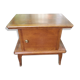 1950s oak bedside