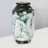 Vase « Les Pélicans », signé L. Alaurent – 1950