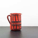 Small pitcher Ceramic - ceramic Capron - red pitcher (Vallauris)