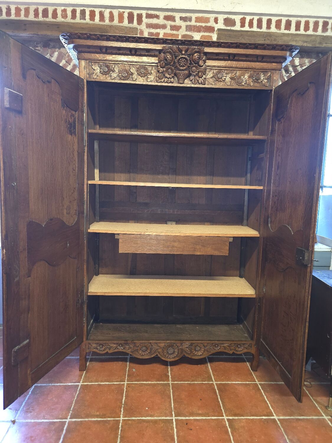 Norman wardrobe, oak wedding wardrobe