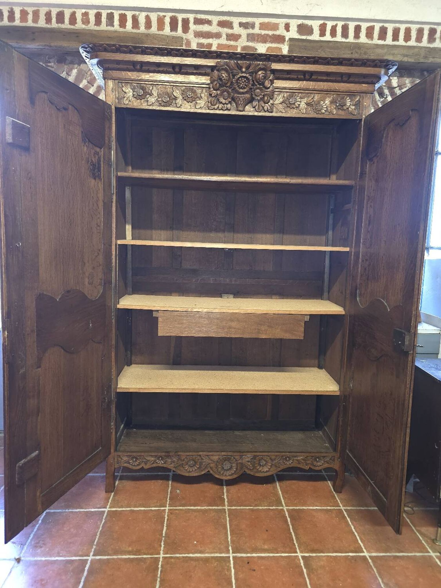 Norman wardrobe, oak wedding wardrobe