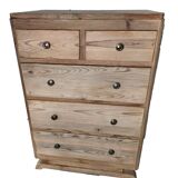 chest of drawers in fir from the 60s
