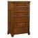 Commode haute en chêne Pollard circa 1900 - Tallboy large