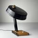 Lampe de bureau en métal attribuée à Oscar Torlasco, Italie, années 1950