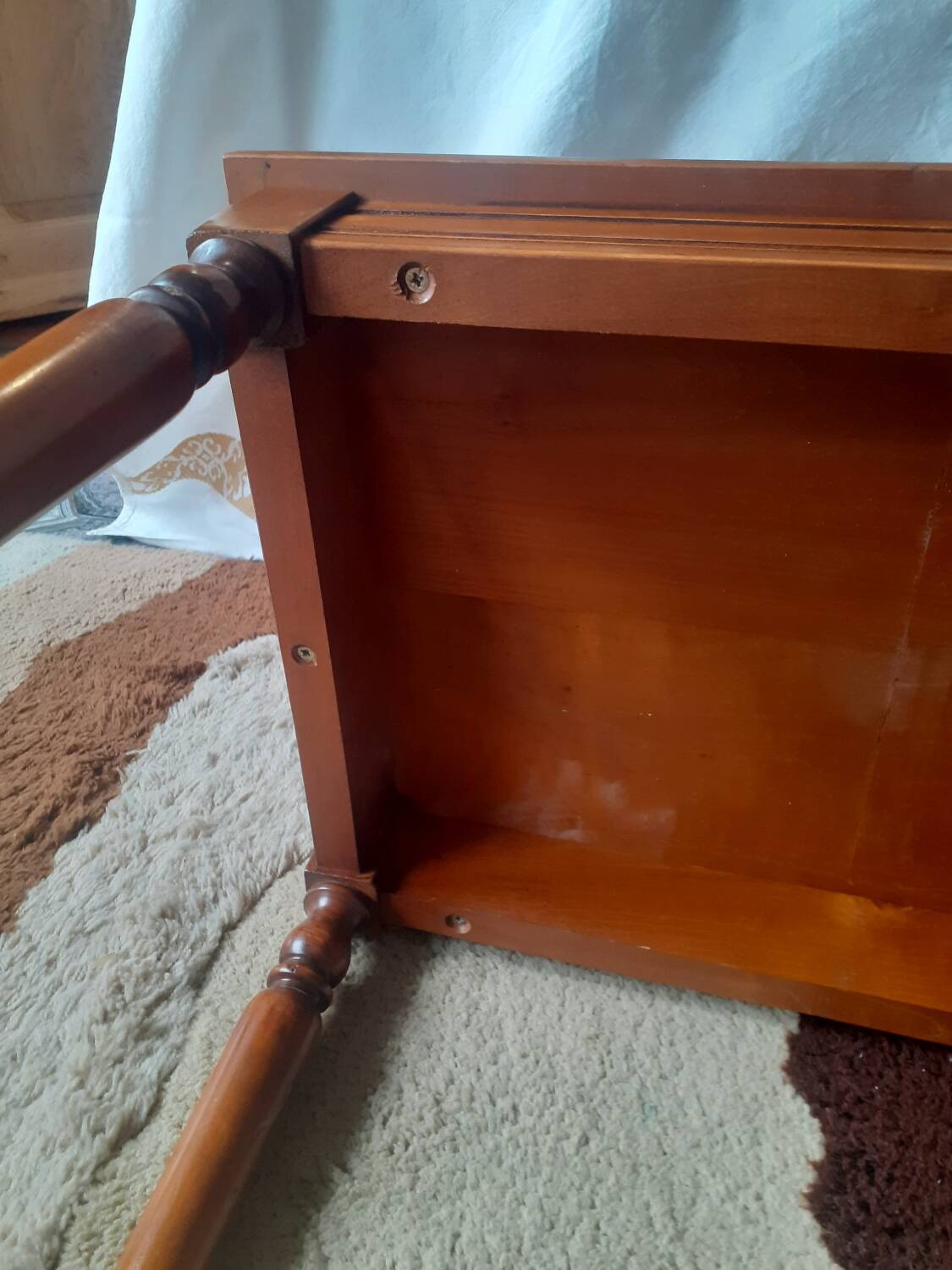 Wooden side table, 1970s