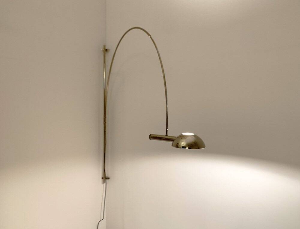 German postmodern vintage wall lamp Una Arc by Florian Schulz