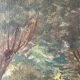 Oil on canvas of a Norman landscape with cows circa 1900.
