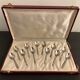 12 mocha spoons or coffee in Ercuis silver metal in their original box