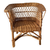 Rattan armchair for children