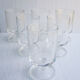6 Old Luminarc Transparent Digestive Glasses
