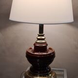 Luxury lamp ceramic chrome gold lampshade white new 65x40