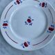 Set of 4 Luneville dessert plates